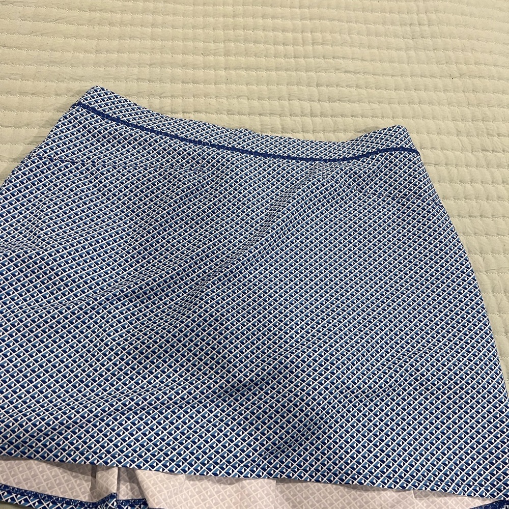 Ralph Lauren Blue and White Skort